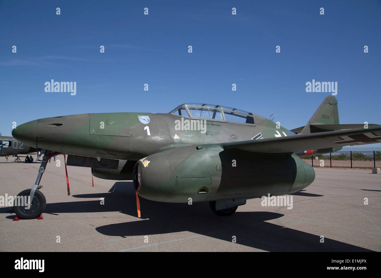 USA, Arizona, Marana, Marana Reginal Airport, Wings of Freedom Tour, airshow, Messerschmitt 262 Schwalbe (Swallow) Stock Photo