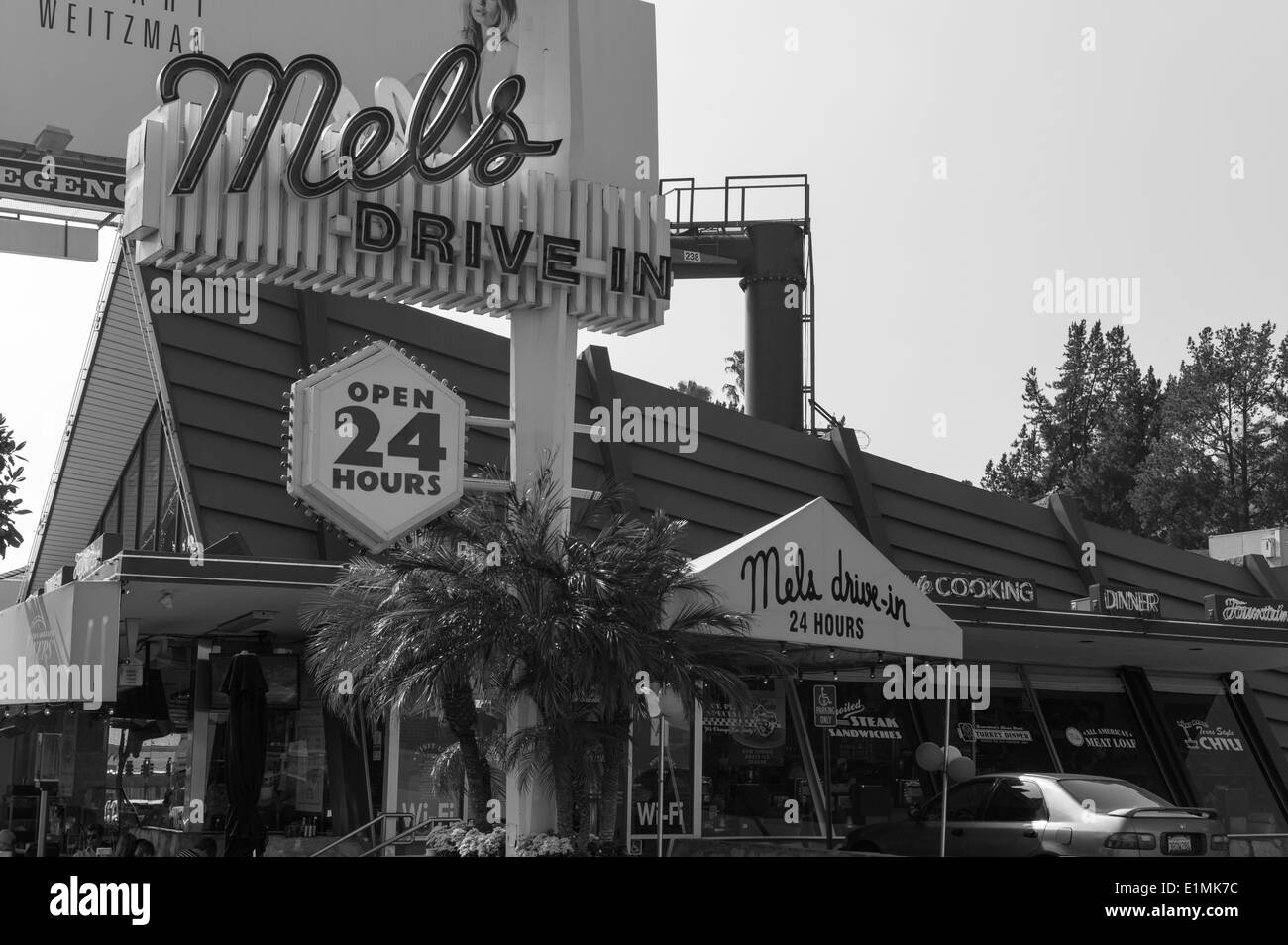 Mel's Drive In, Sunset Boulevard, Los Angeles, California Stock Photo