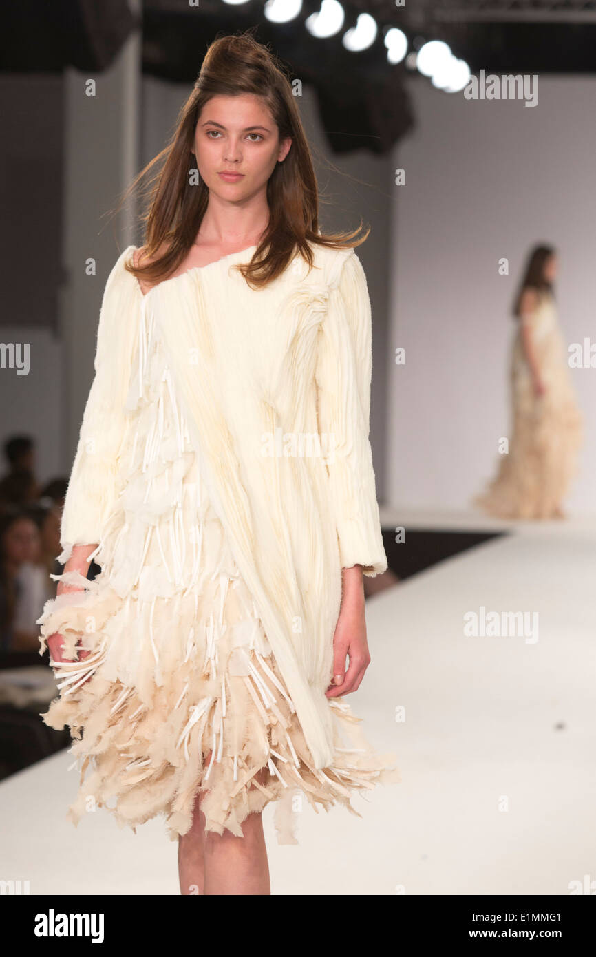 Runway show with student collections from UEL, University of East