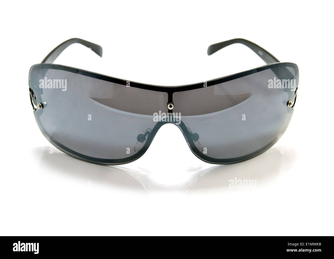 black sun glasses. Isolated on a white background Stock Photo