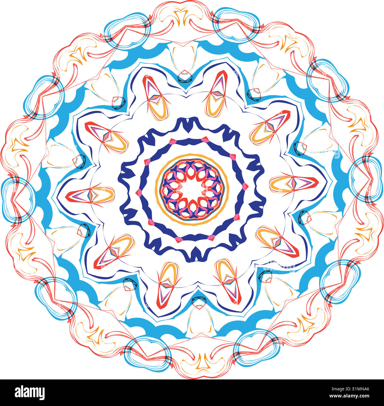 Vector background with decorative ethnic colors. Use for wallpaper and ...