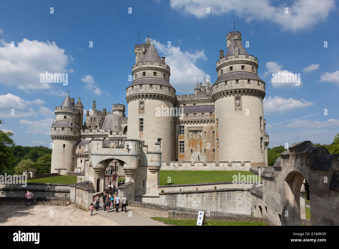 Pierrefonds Castle, Picardy, France Stock Photo