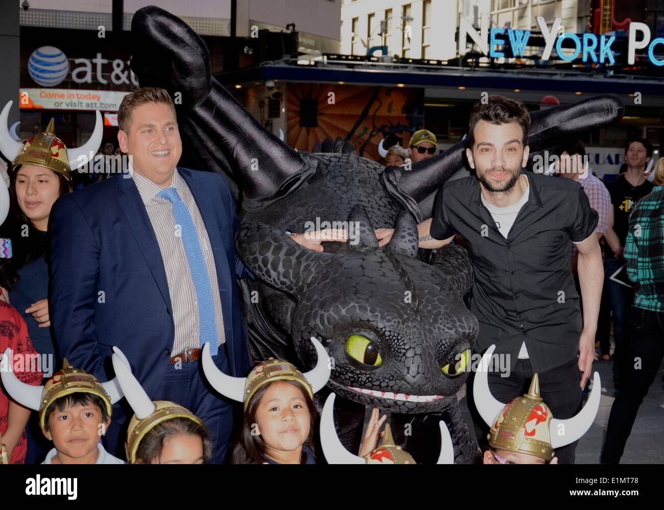 New York NY USA 6th June 2014 Jonah Hill Jay Baruchel At A Public 