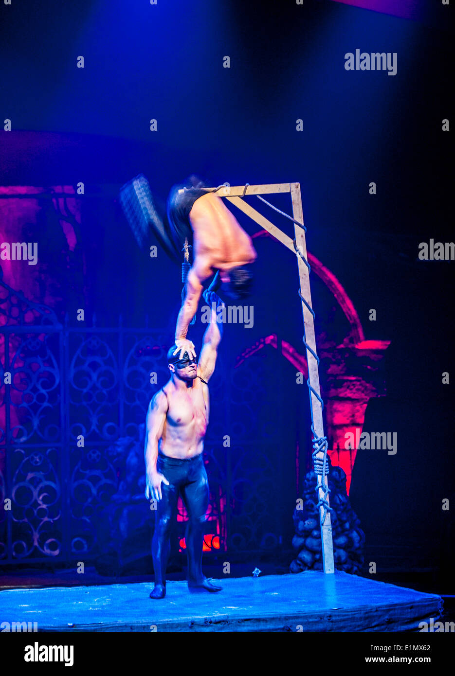 Turin, Italy. 06th June, 2014. After the huge success of Rome and Milan The circus de los Horrores  arrives in Turin on 06th June to end the 22th june 2014 Credit:  Realy Easy Star/Alamy Live News Stock Photo