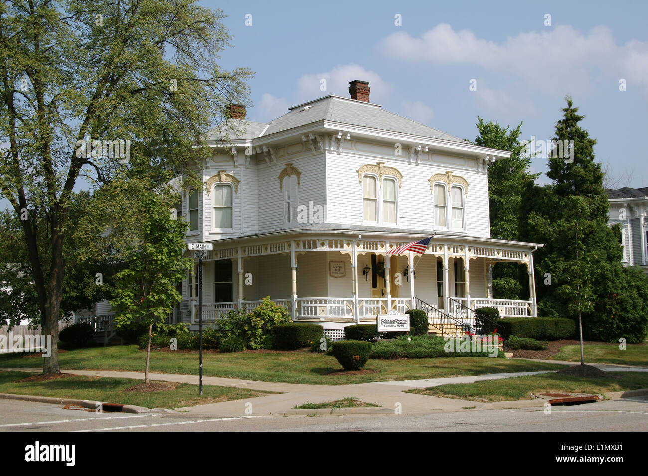 Johnson Romito Funeral Home. Hudson, Ohio, USA. Sold as Royalty Free
