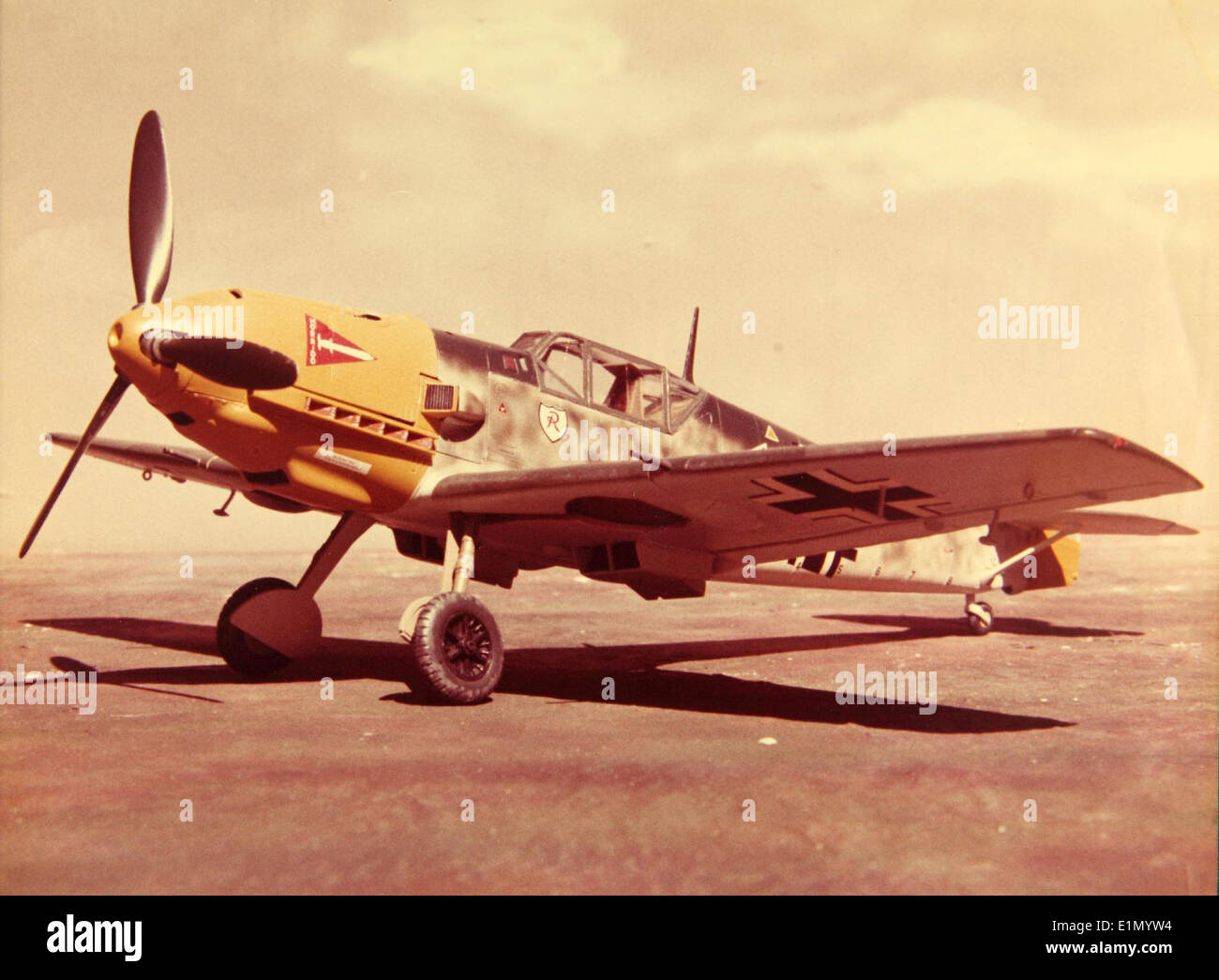 Messerschmitt, BF 109E, Emil Stock Photo