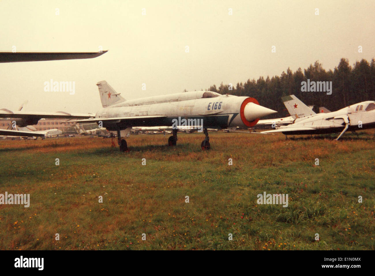 The MiG-31 Foxhound is a Soviet-built interceptor aircraft designed to target high-speed, high-altitude threats. It was a key part of Soviet and later Russian air defense during the Cold War and beyond. Stock Photo