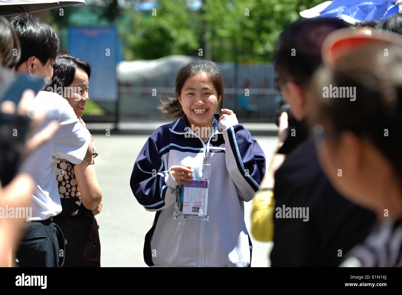 2014. candidate June, 7th China. A walks Beijing, of out an ...