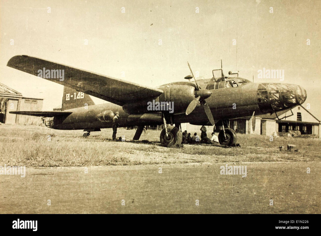 Mitsubishi, Ki-67, Hiryu ''Flying Dragon'' Stock Photo