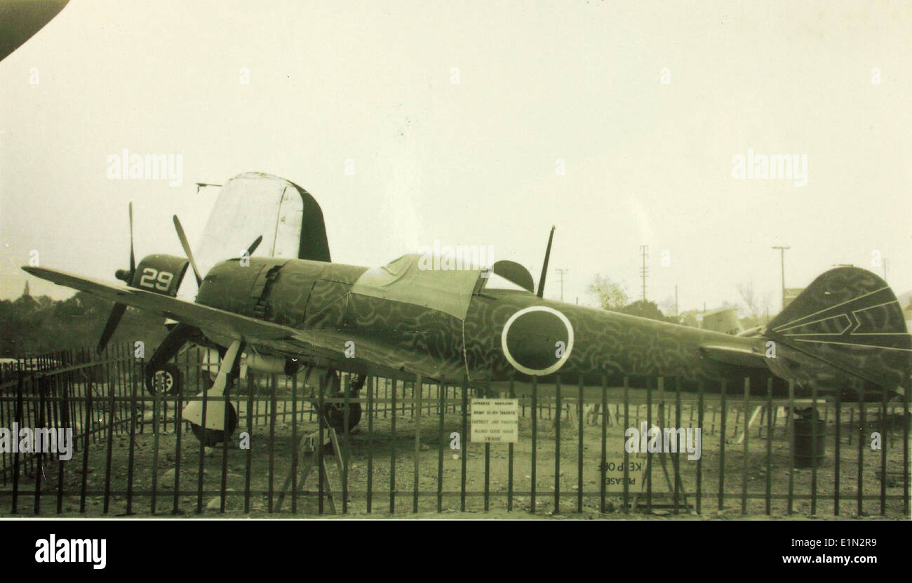 Nakajima, Ki-84, Hayate ""Gale"" Frank ""Army Type 4 Fighter Stock Photo -  Alamy