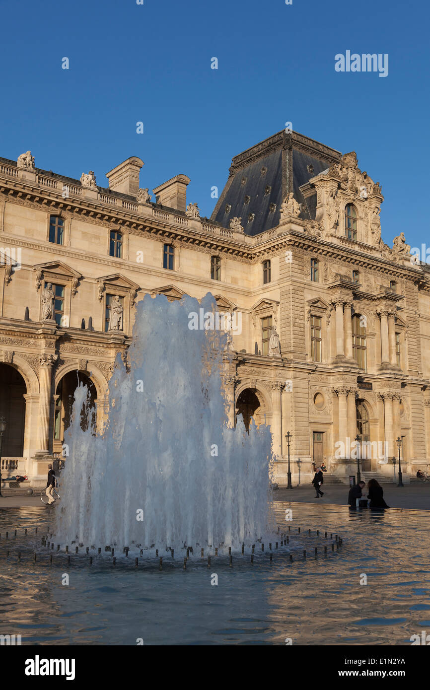 Louvre museum, Paris, Ile-de-france, France Stock Photo