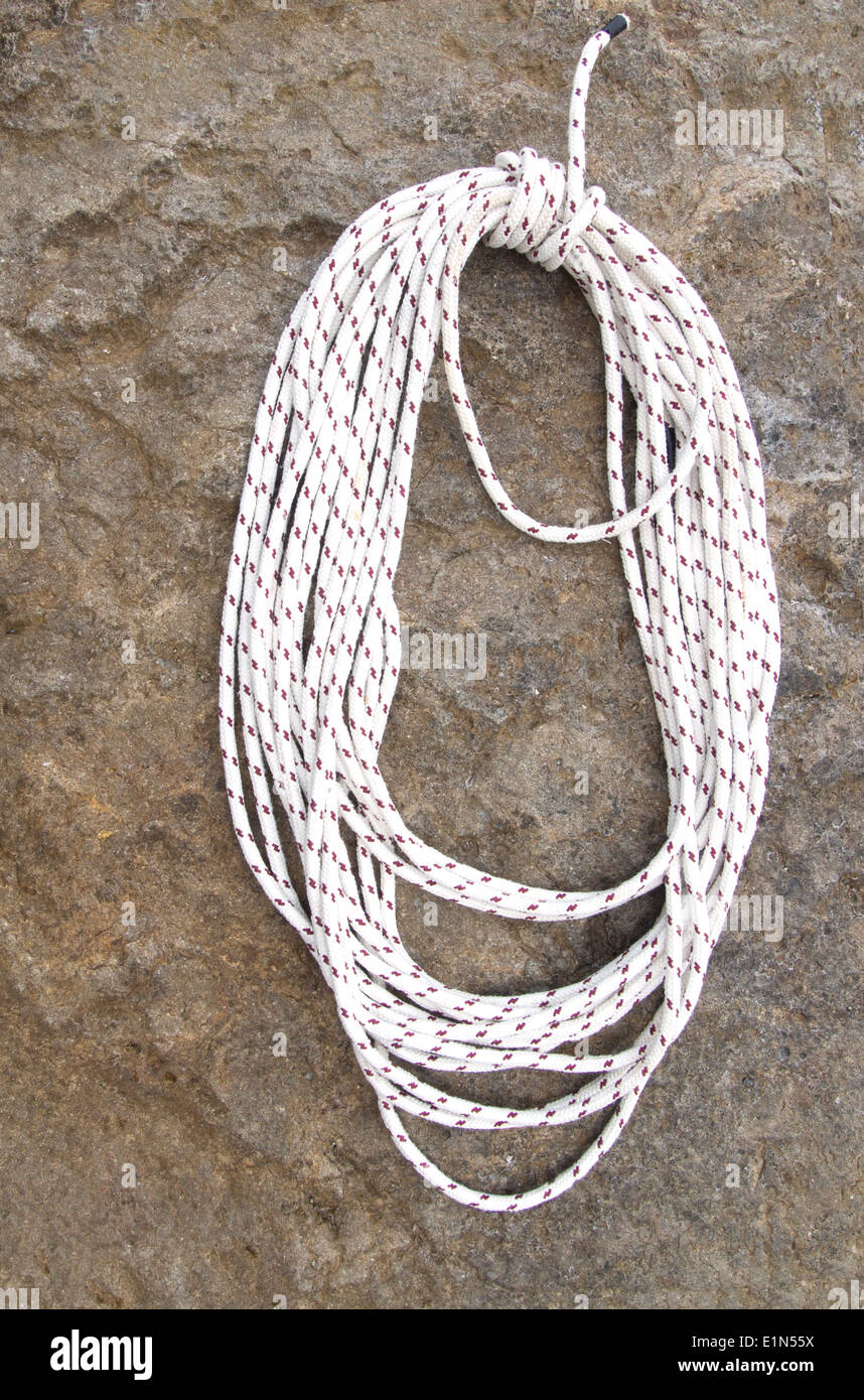 Coiled Rope Stock Photo