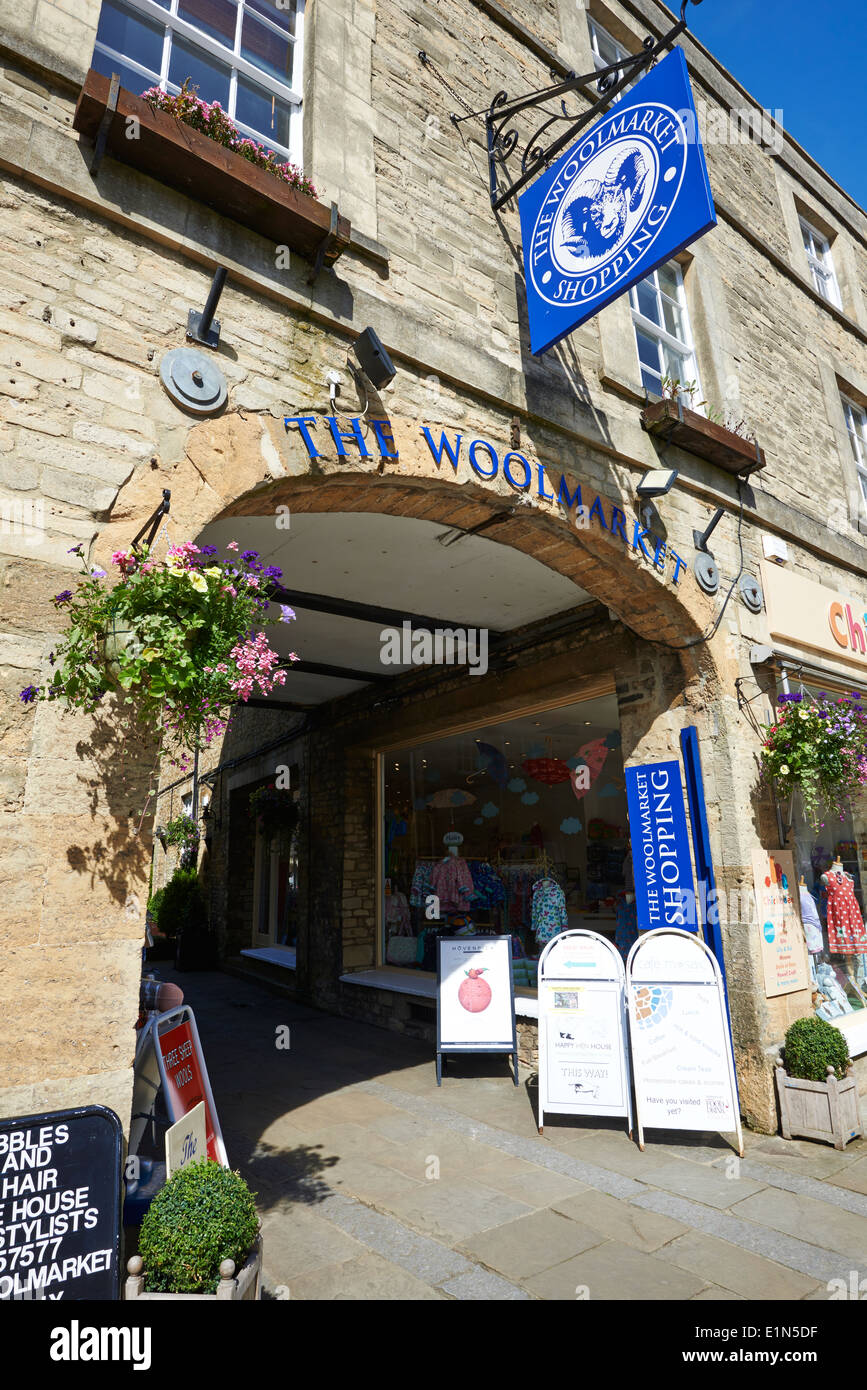 The Woolmarket Dyer Street Cirencester Gloucestershire UK Stock Photo