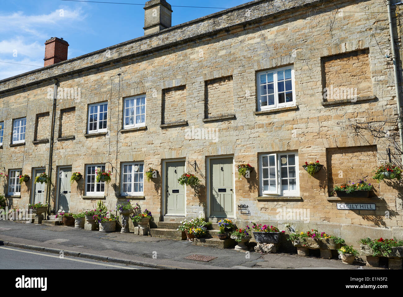 Terrace Houses called Tontine Buildings Cecily Hill Cirencester