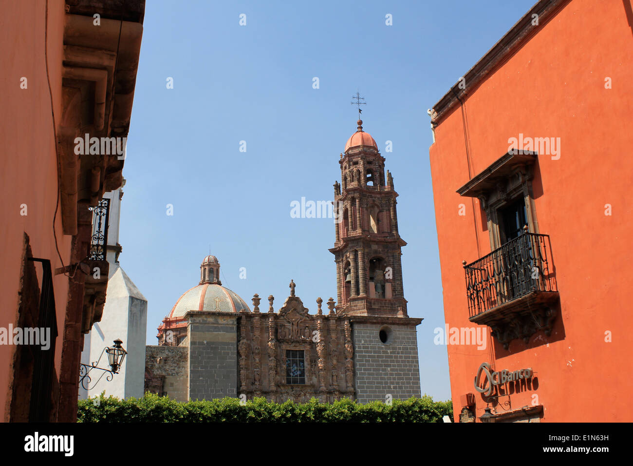 Church see in San Miguel de Allende, Guanajuato, Mexico Stock Photo - Alamy