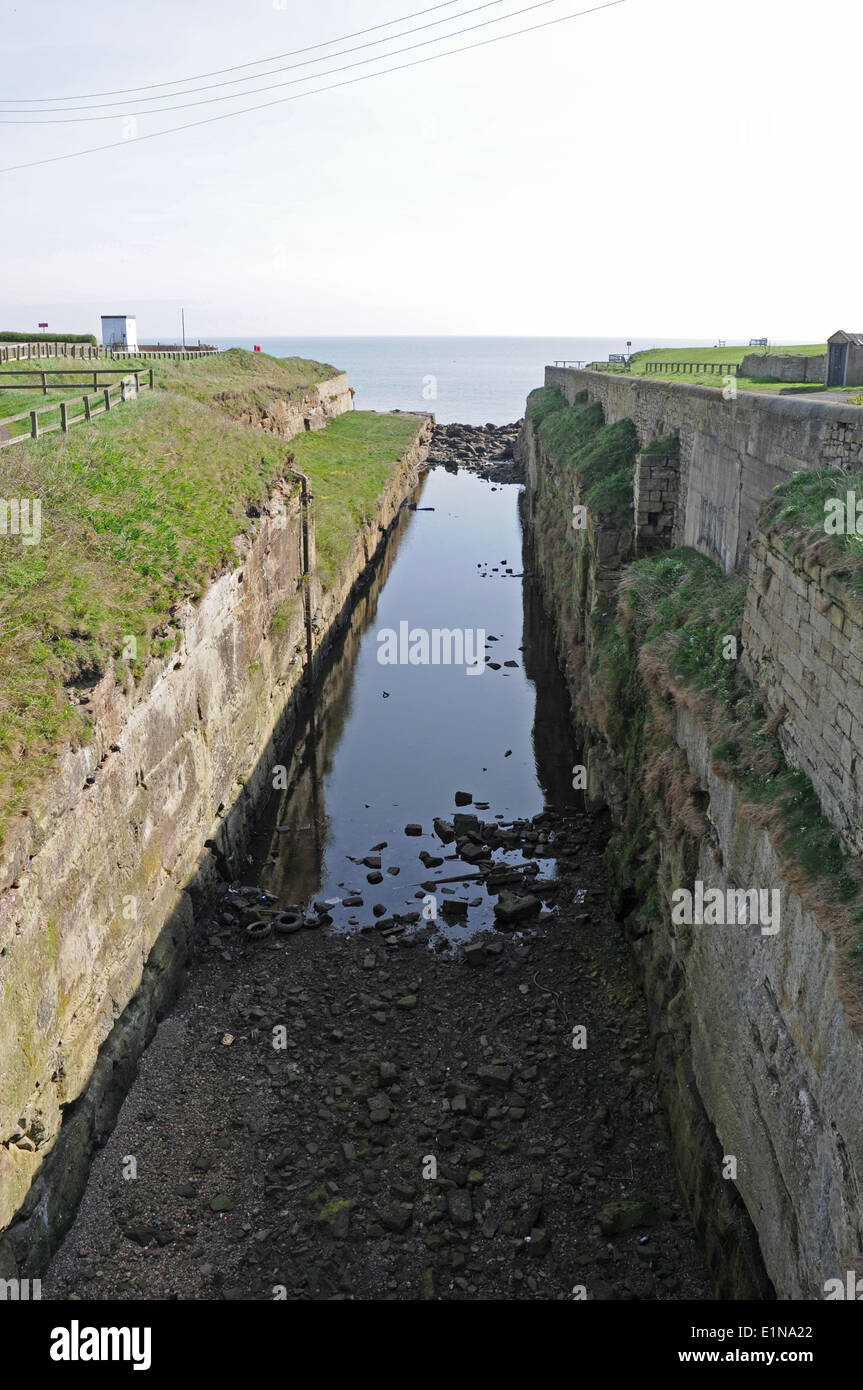Seaton Sluice Stock Photo Alamy