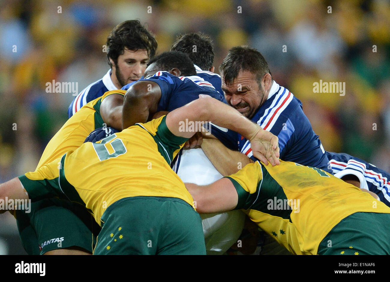 Brisbane, Australia. 07th June, 2014. International Test rugby series
