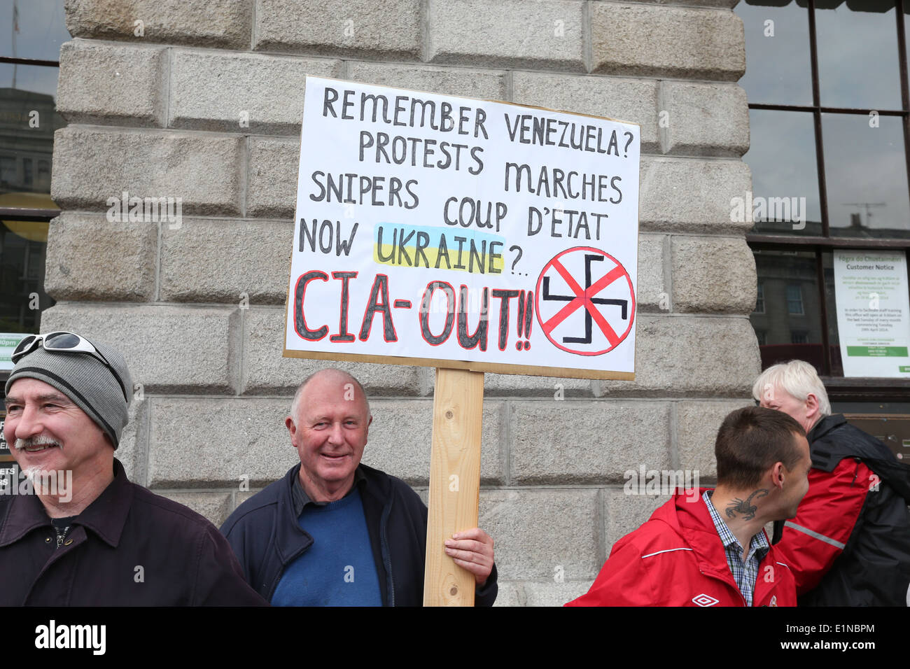 Cia protest sign hi-res stock photography and images - Alamy