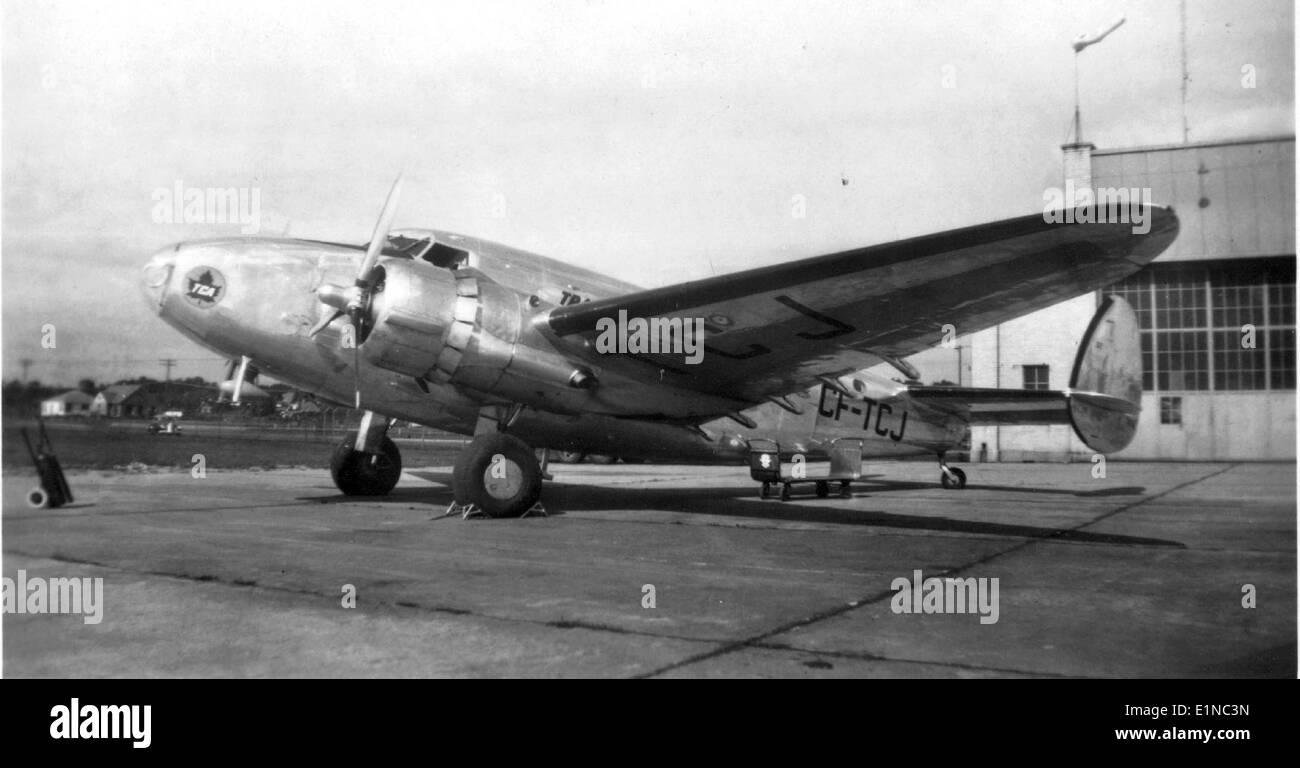 Lockheed, 14, Super Electra Stock Photo