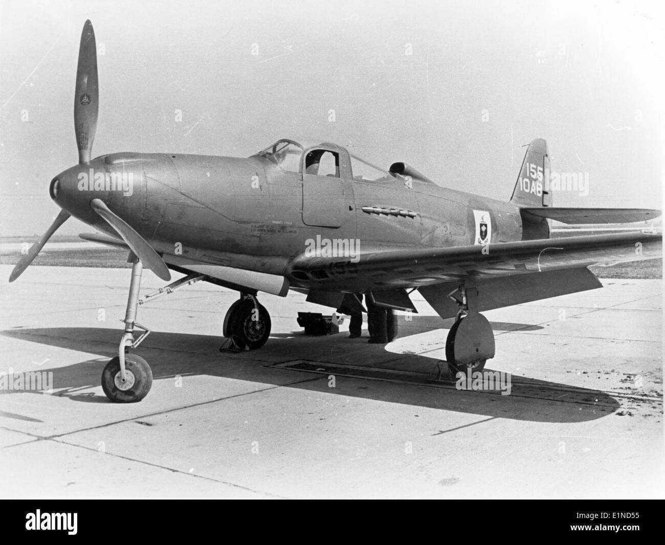 Bell p 39 fighter Black and White Stock Photos & Images - Alamy