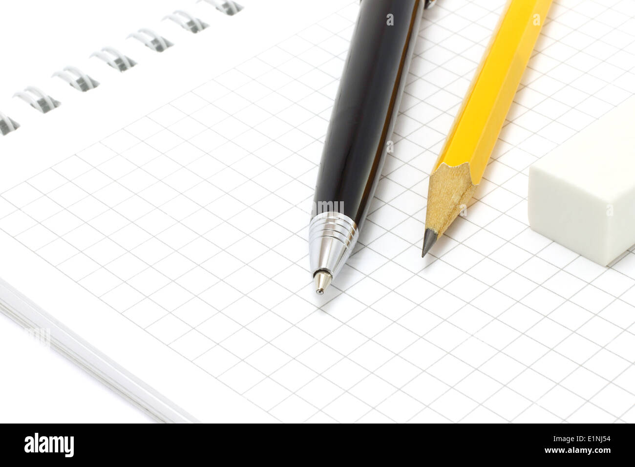 Pencil Computer Notepad Blank spiral notepad icon hi-res stock photography and images - Alamy