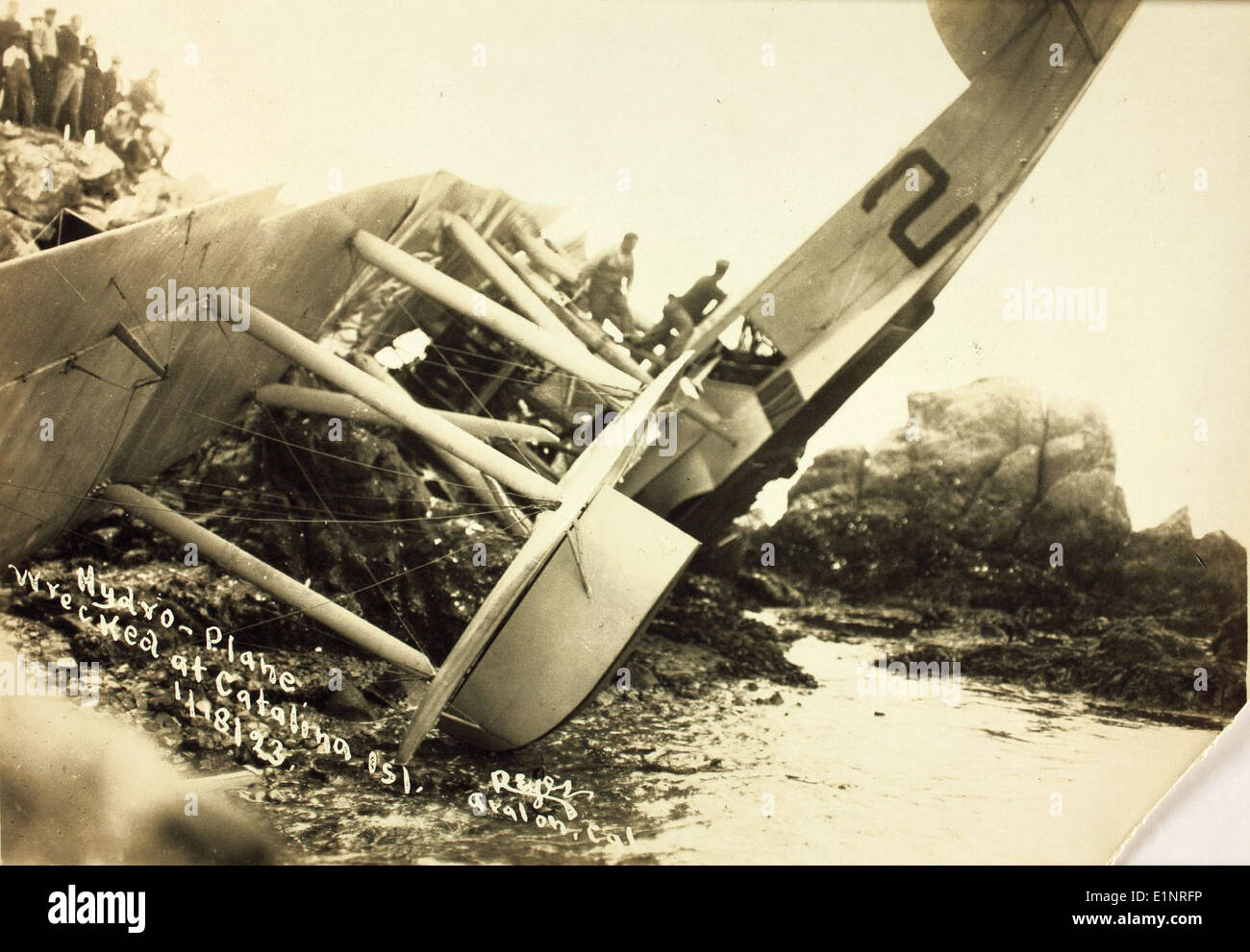 Aircraft Accident Stock Photo