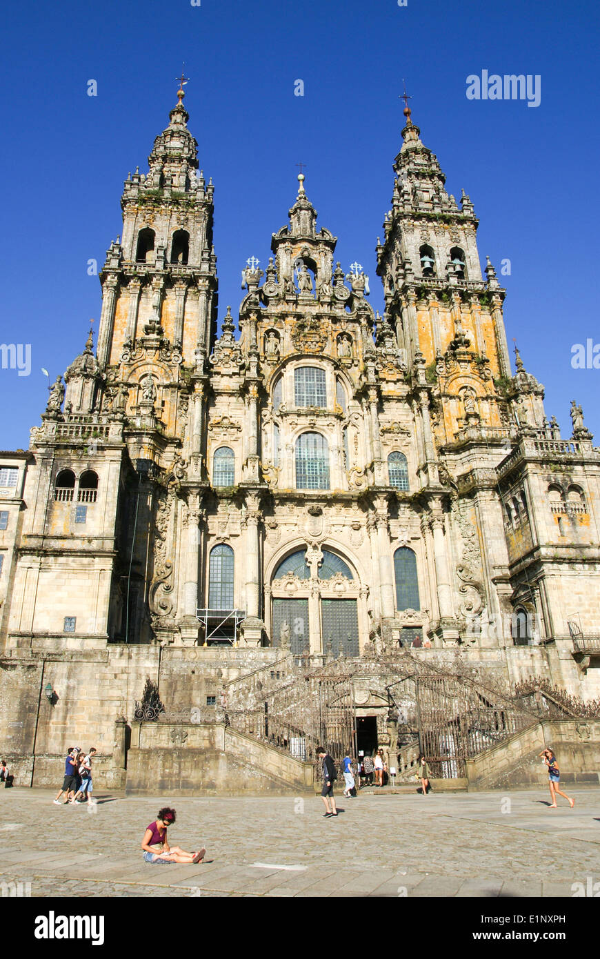 St James Cathedral Santiago de Compostela, Galicia, Spain Stock Photo