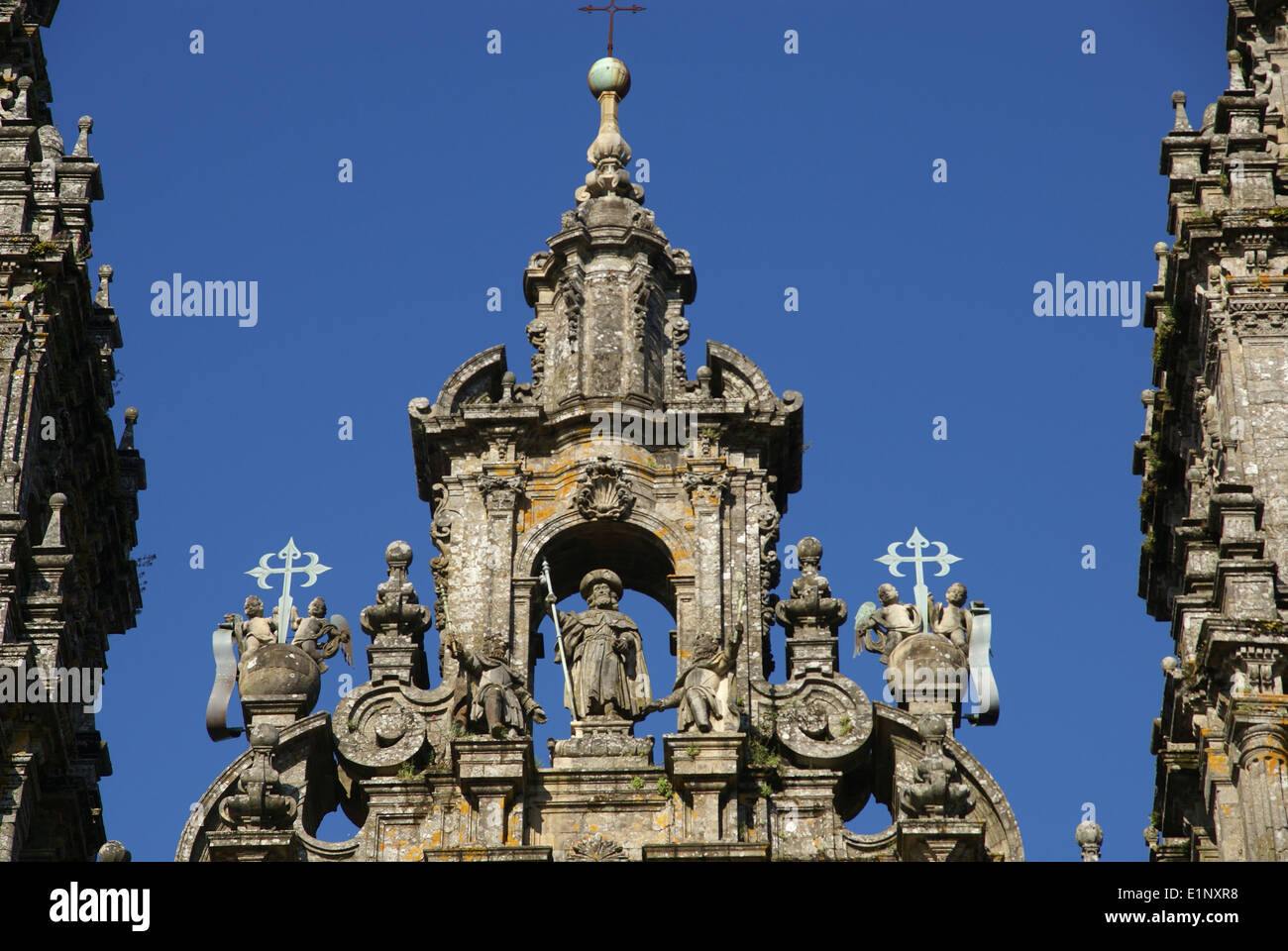 St James Cathedral Santiago de Compostela, Galicia, Spain Stock Photo