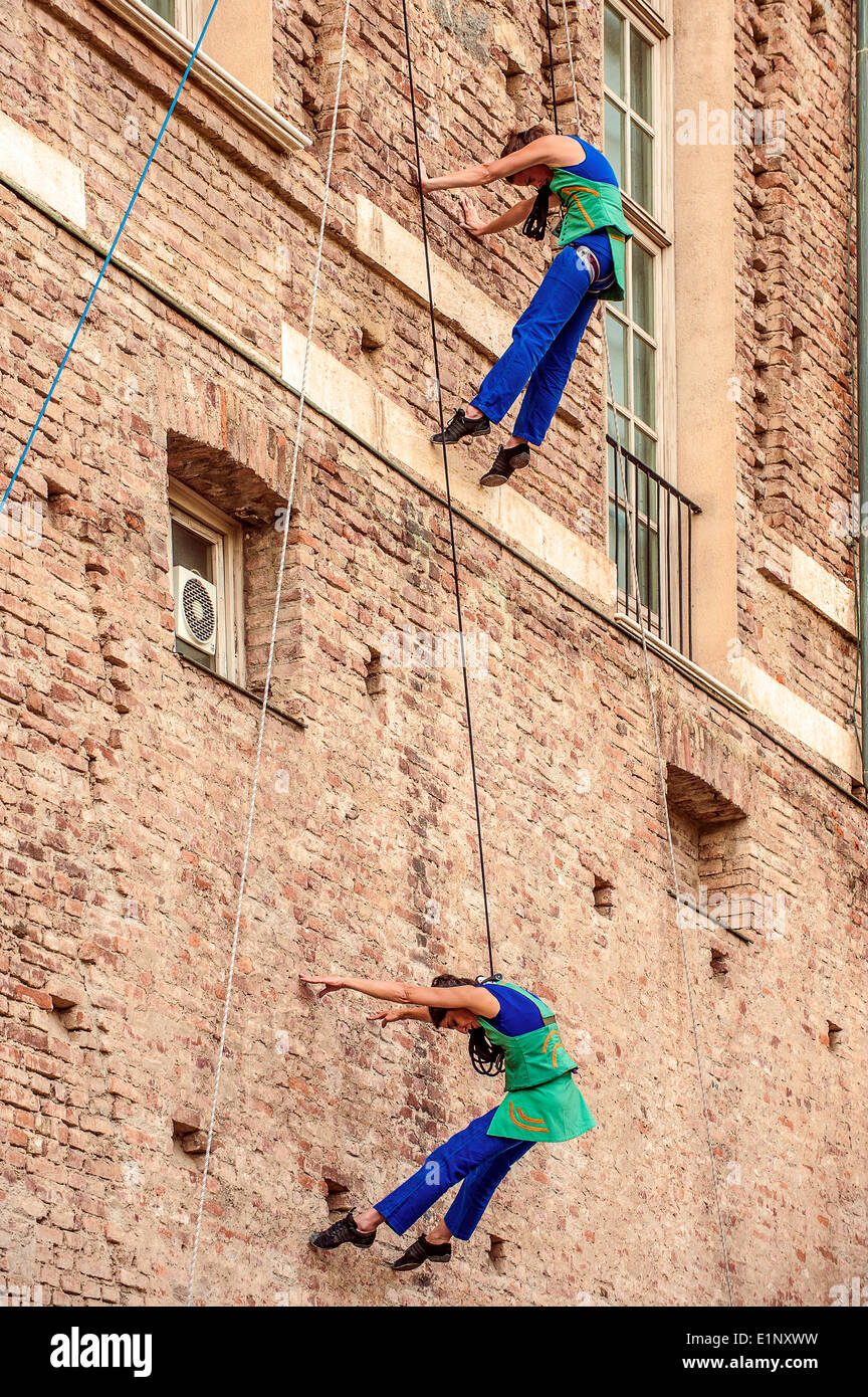 Rivoli, Italy. 07th June, 2014. The Show Environnement vertical, along
