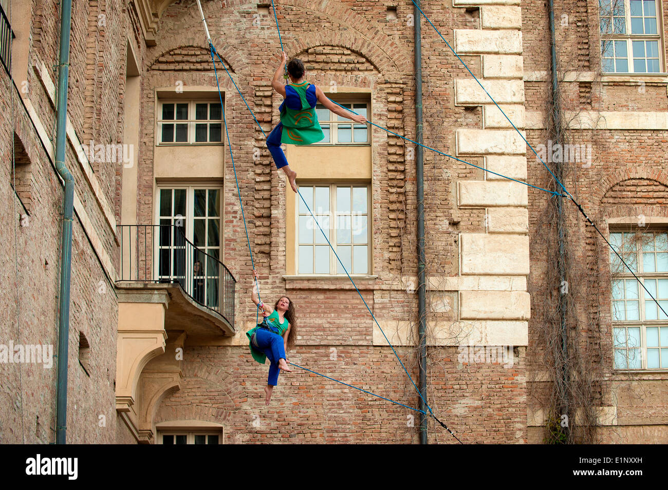 Rivoli, Italy. 07th June, 2014. The Show Environnement vertical, along