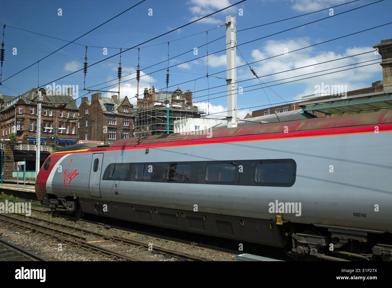 Virgin Pendolino Stock Photo