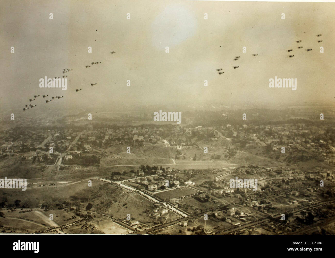 This image captures a historic flyover, an iconic part of aviation ...