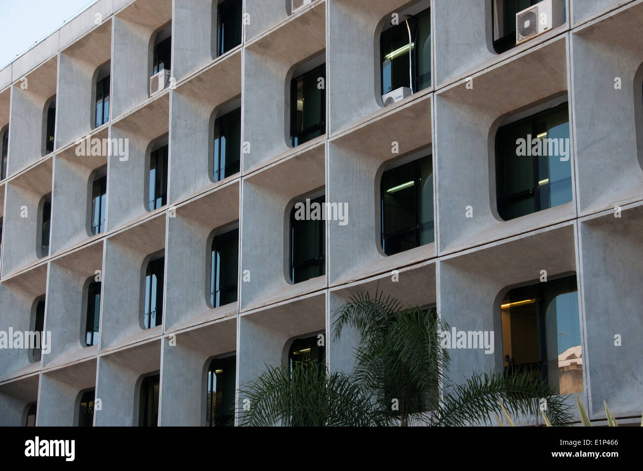 Modern architecture downtown office building Brasilia Stock Photo