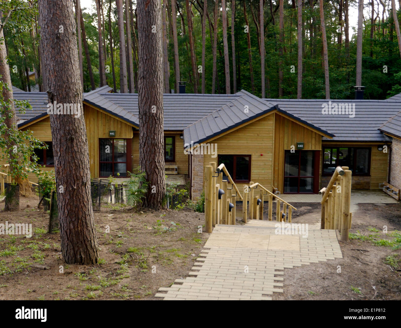 Center Parcs Woburn Forest Opening Weekend Stock Photo