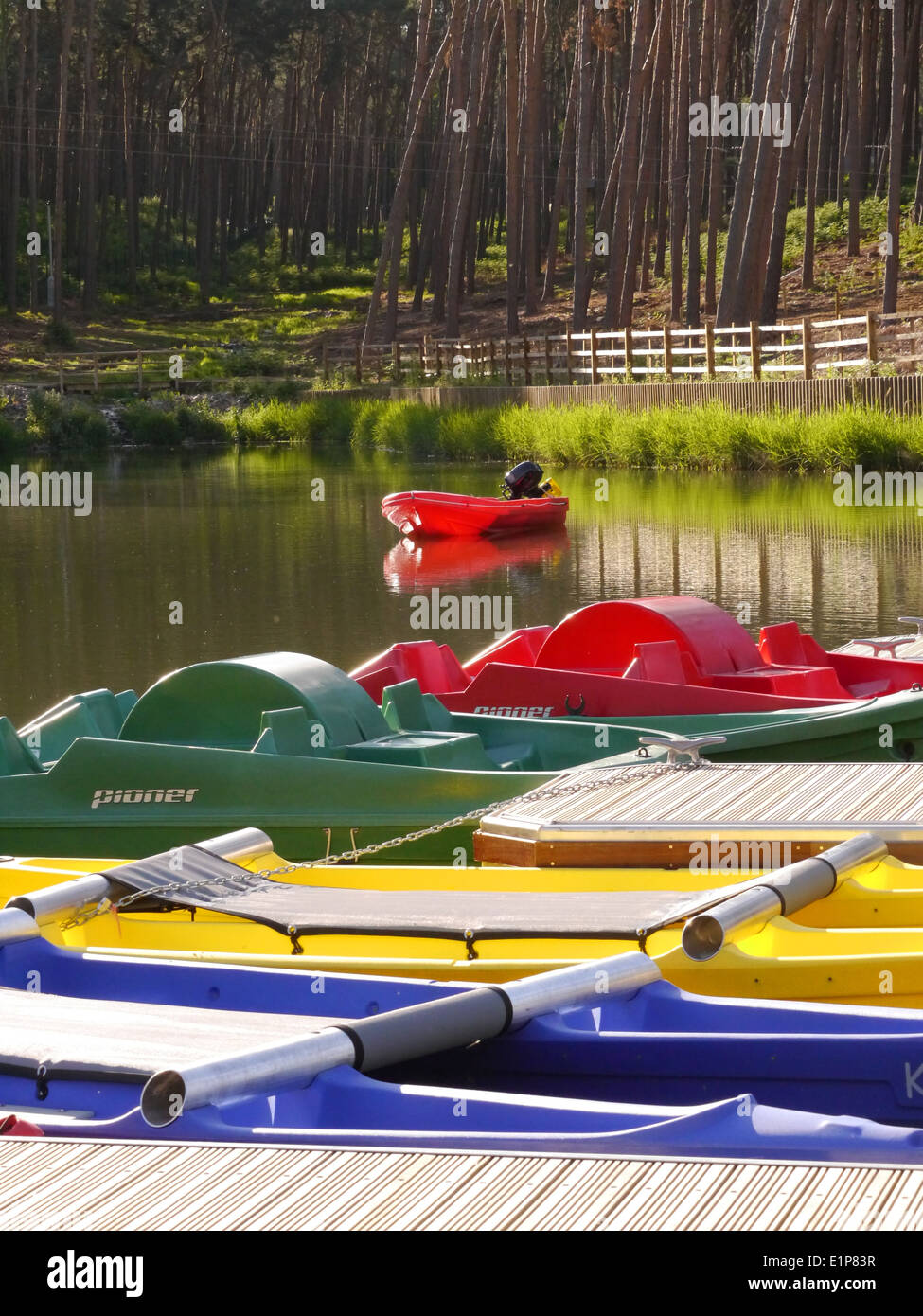 Center Parcs, Woburn Forest opening weekend Stock Photo Alamy
