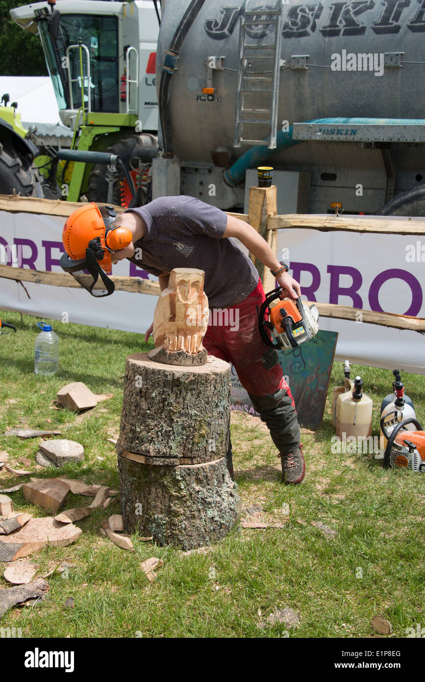 Chainsaw carver hi-res stock photography and images - Alamy
