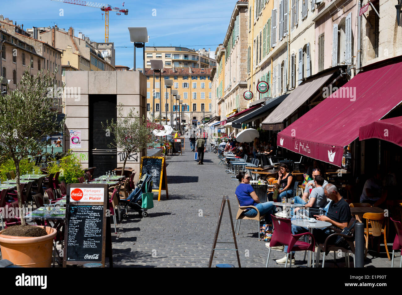 Street Life in the old Town of Marseille, France Stock Photo Alamy
