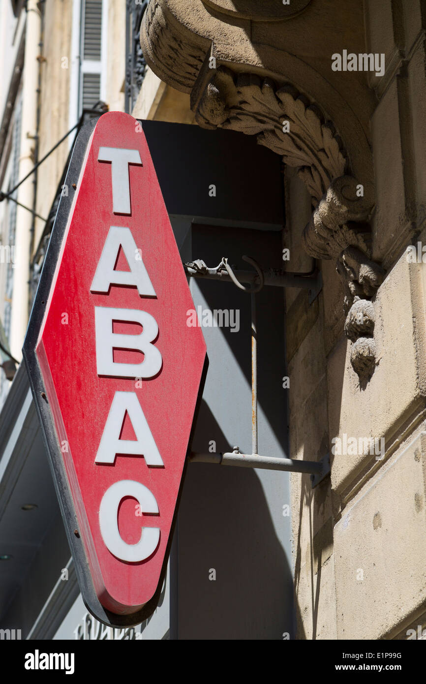 Tabac Sale in Marseille, France Stock Photo