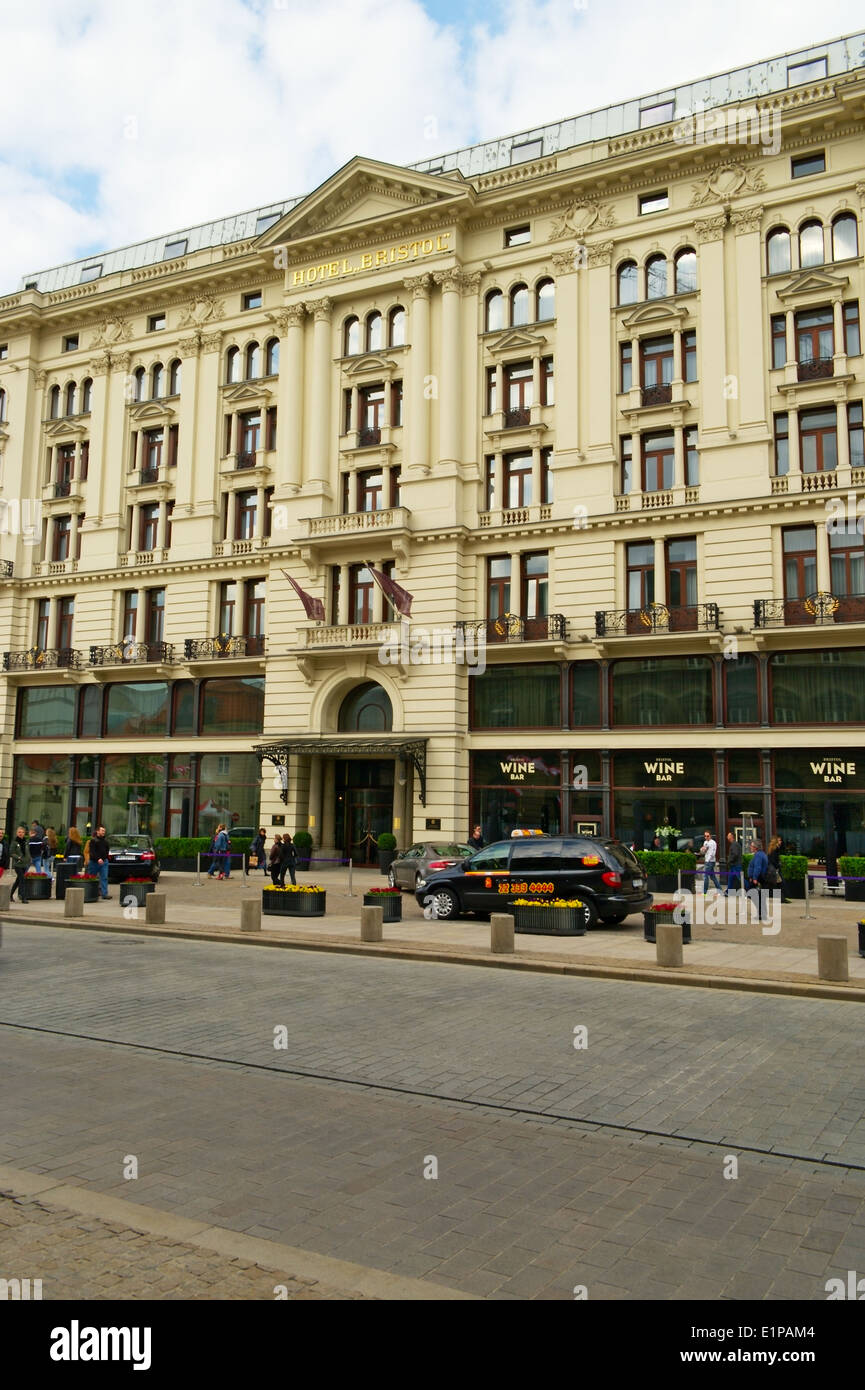 Luxury Bristol Hotel in Warsaw, Poland. Stock Photo