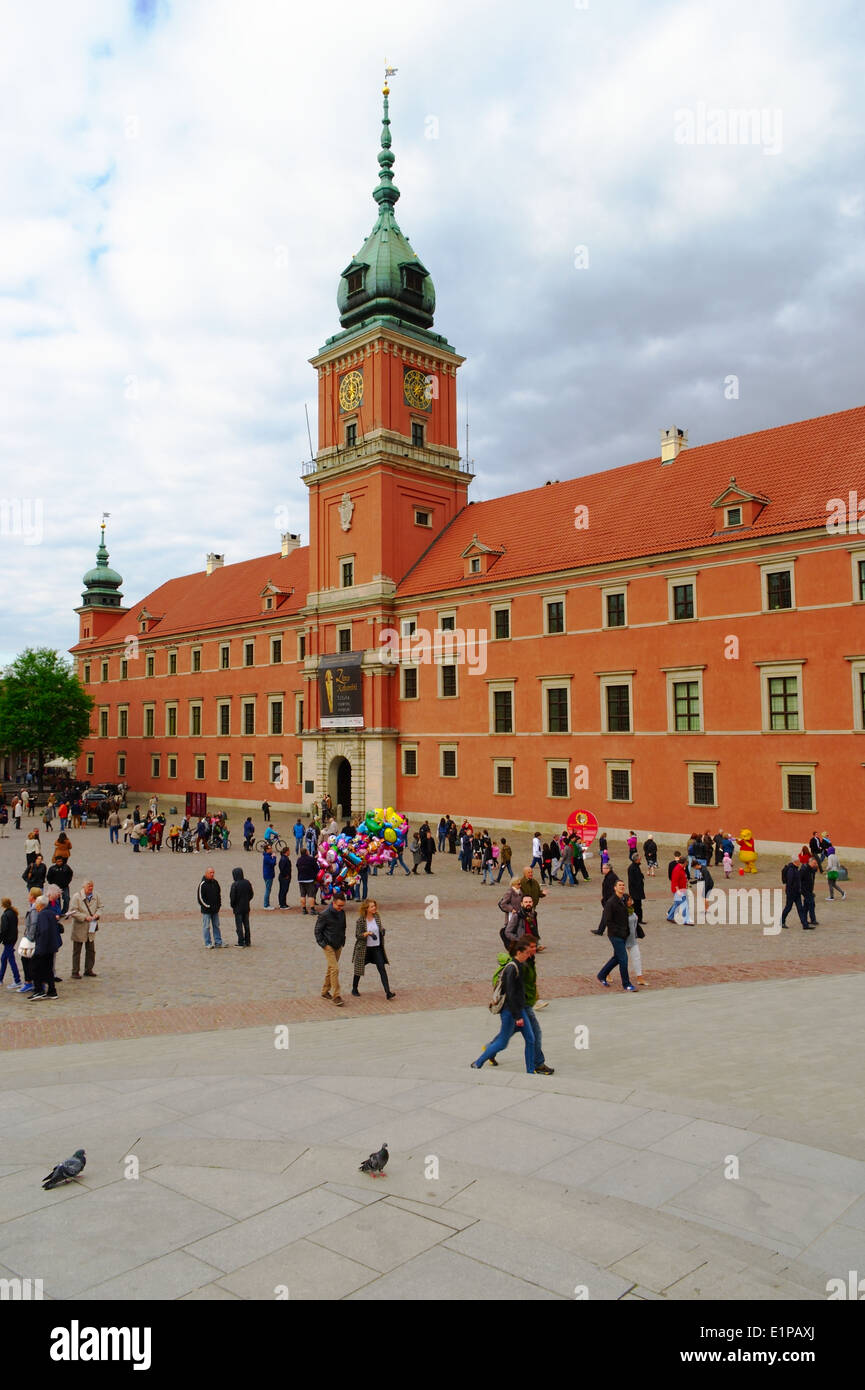 Royal Castle in Warsaw, Poland. Stock Photo
