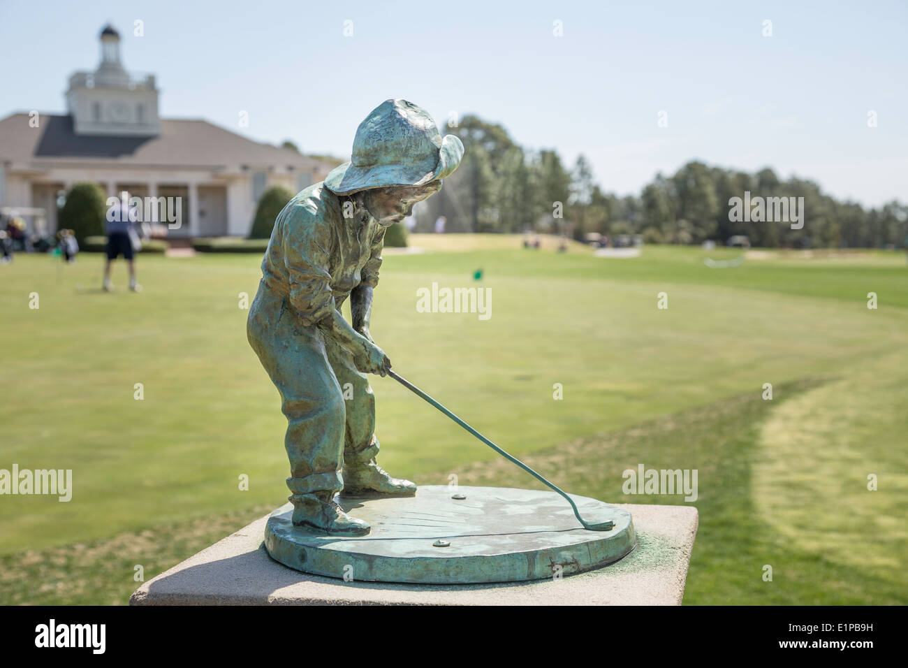 Putter Boy Statue, PInehurst Resort Golf Course, Pinehurst, North