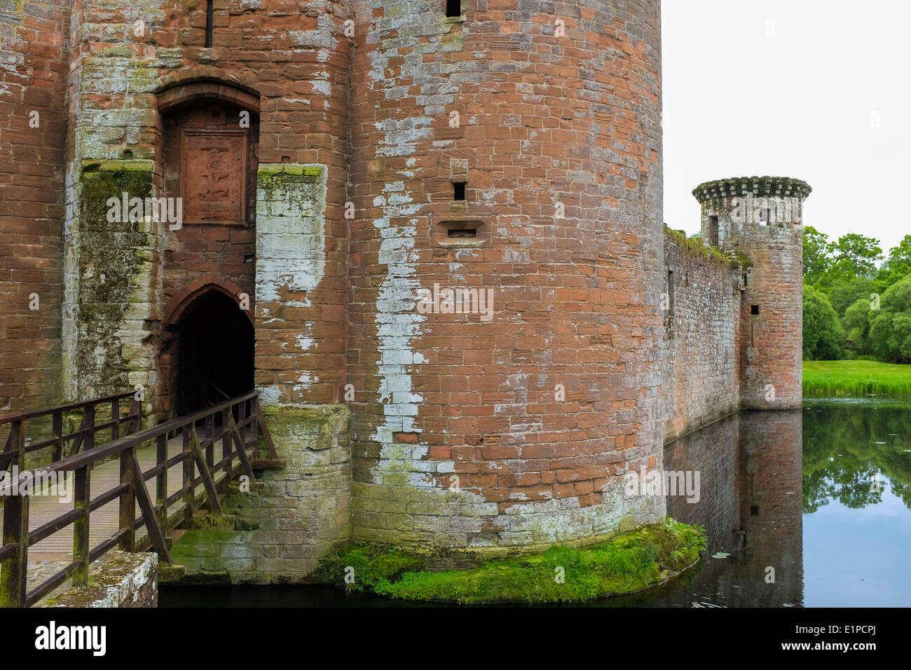 Caerlaverock Castle near Dumfries, Scotland. Stock Photo