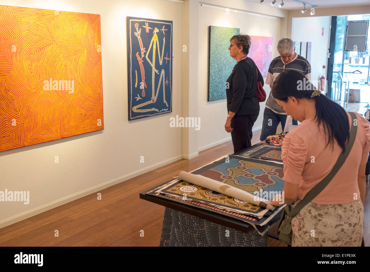 Brisbane Australia,Queensland CBD,Adelaide Street,Aboriginal Fine Art