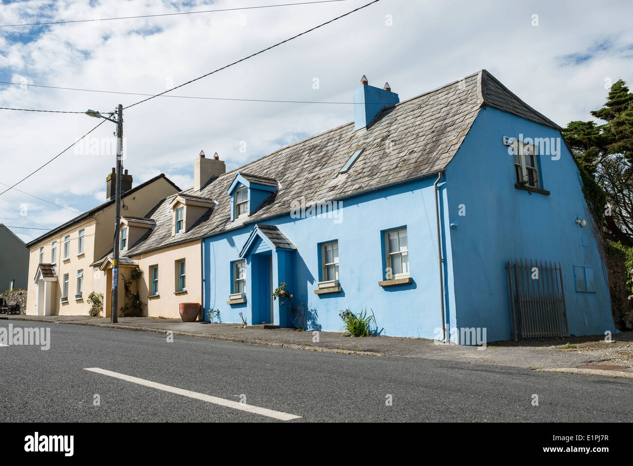 Village houses, Waterford County, Ireland Stock Photo Alamy