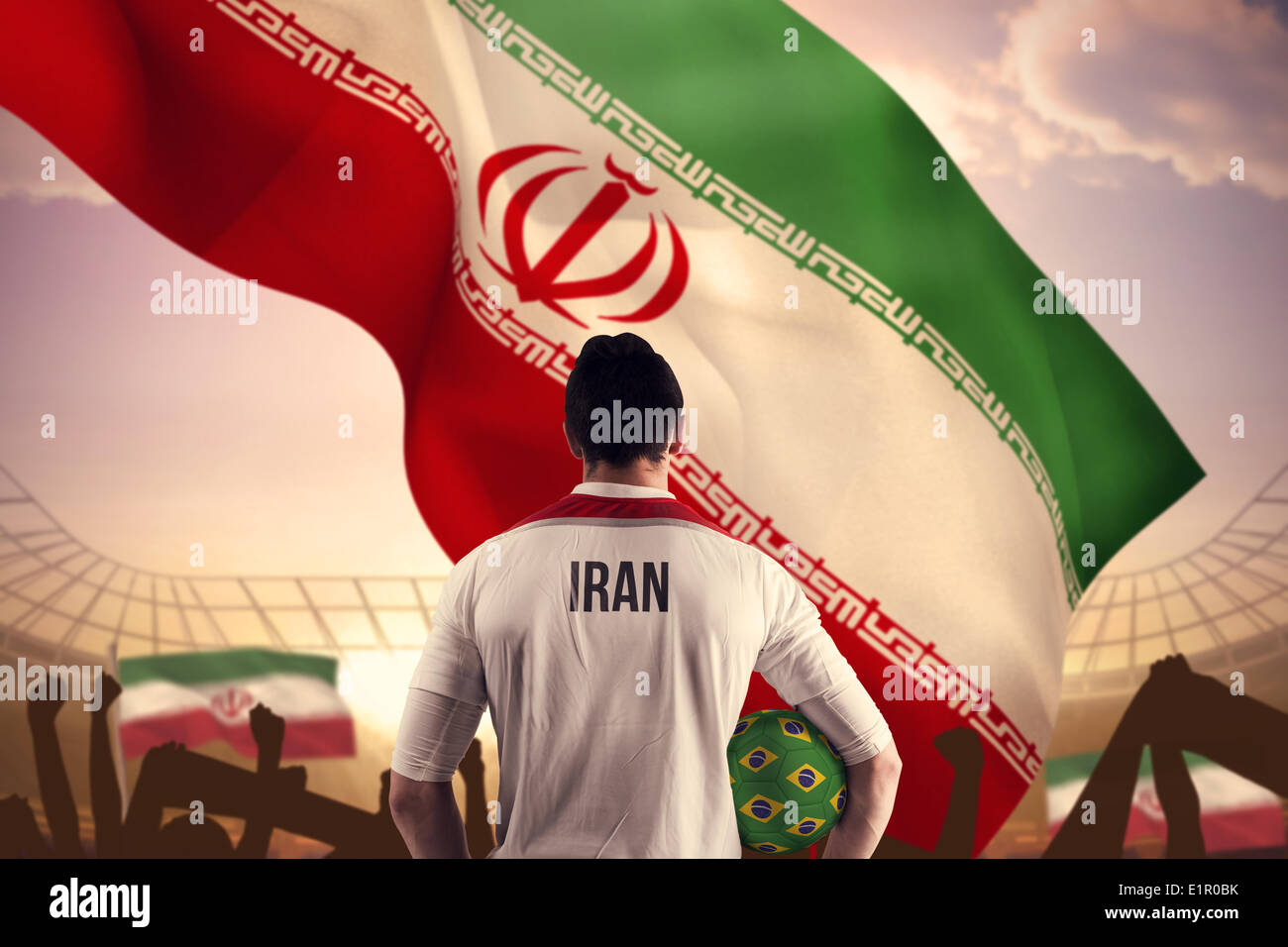 Iranian national football team jersey hi-res stock photography and ...