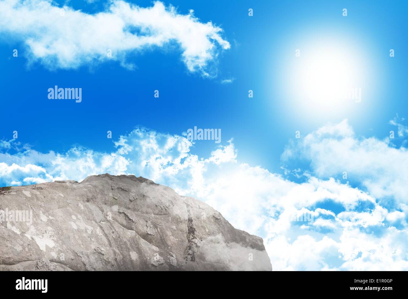 Large blue rock hi-res stock photography and images - Alamy