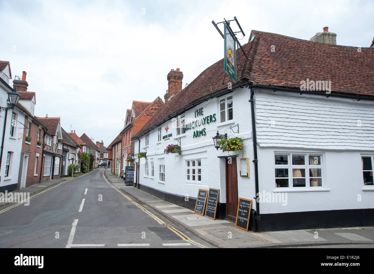 Midhurst West Sussex UK - The Bricklayers Arms Stock Photo