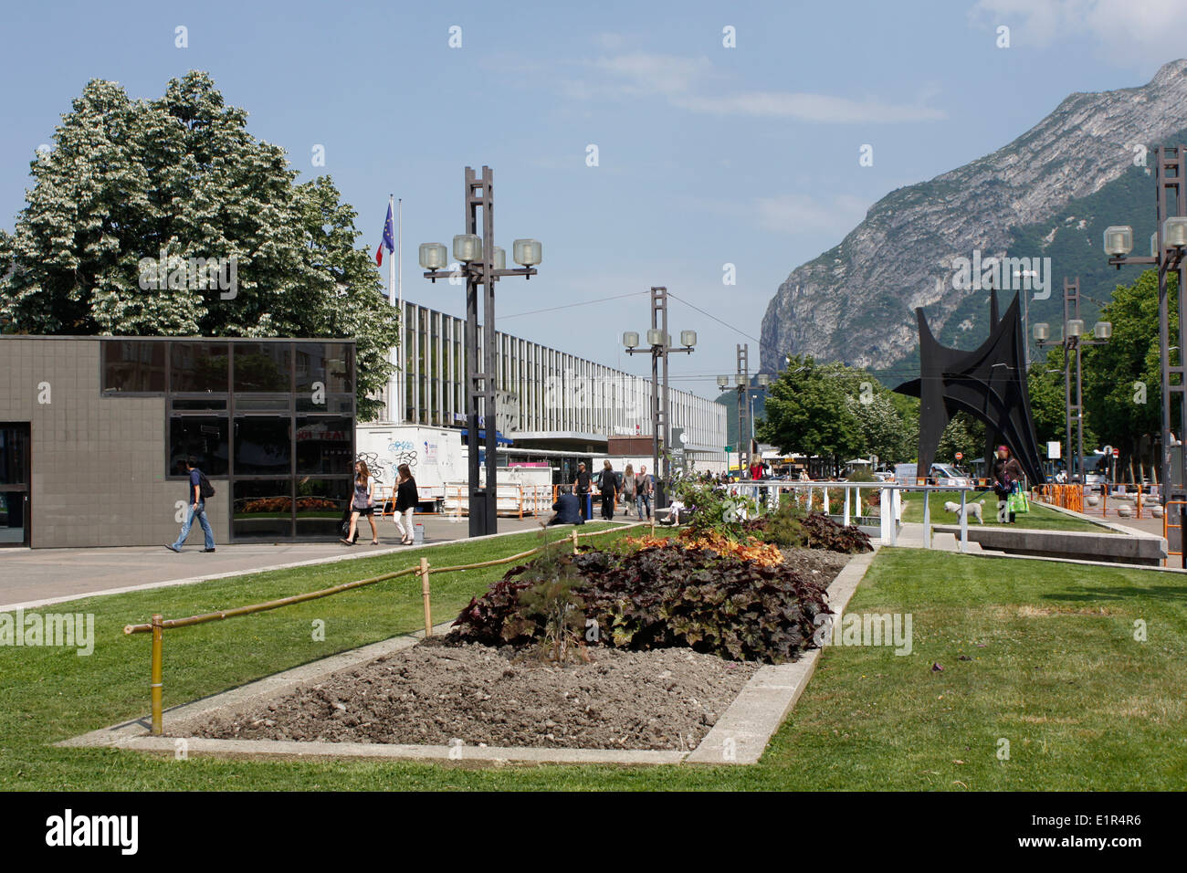 train station and garden city center of grenoble neighborhood of the train station isere rhone alpes france - Garden City Center train station and garden city center of grenoble neighborhood of the train station isere rhone alpes france - Garden City Center