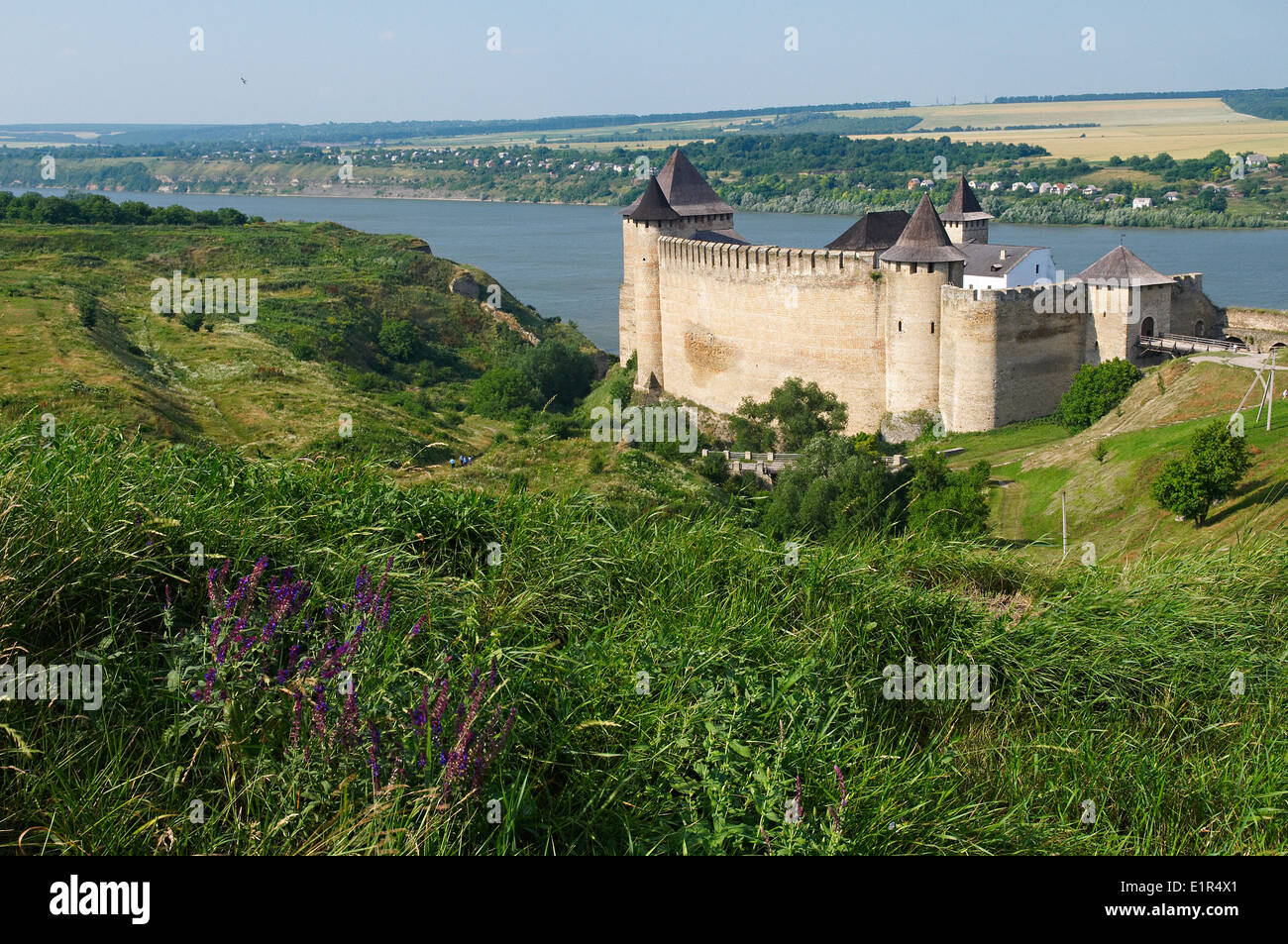 Ukraine, Chernivtsi Oblast province, fort of Khotyn Stock Photo Alamy