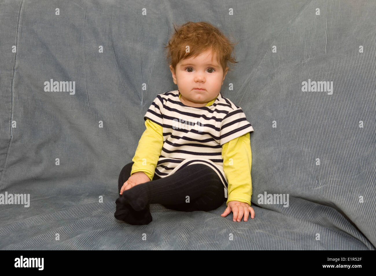 Potoyu young baby portrait, studio picture Stock Photo - Alamy